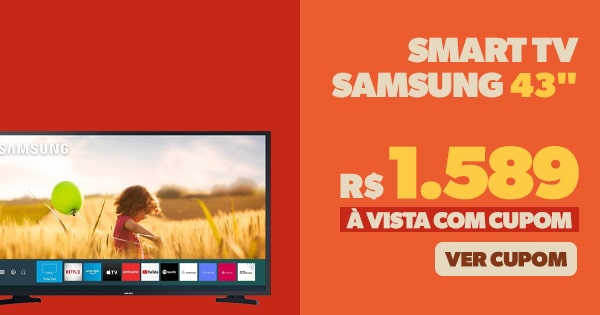 Smart TV Samsung 43 polegadas